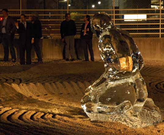 Transcendence, on the first night.