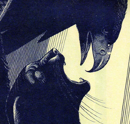 Detail from Eyes of the Cat, by Moebius and  Alejandro Jodorowsky 