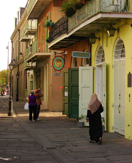 He and his wife never went in the store - he just moved along, not even taking his eye out of the viewfinder.