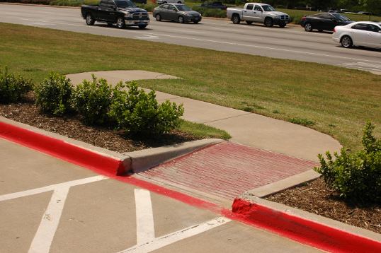 This is what I am talking about. They can spend millions on a bridge to bypass the life below, but can't finish the sidewalks. Areas like this are openly hostile to people without cars.