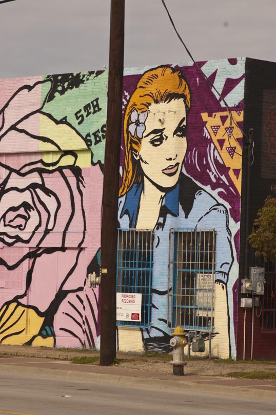 FAILE mural at Trinity Groves.