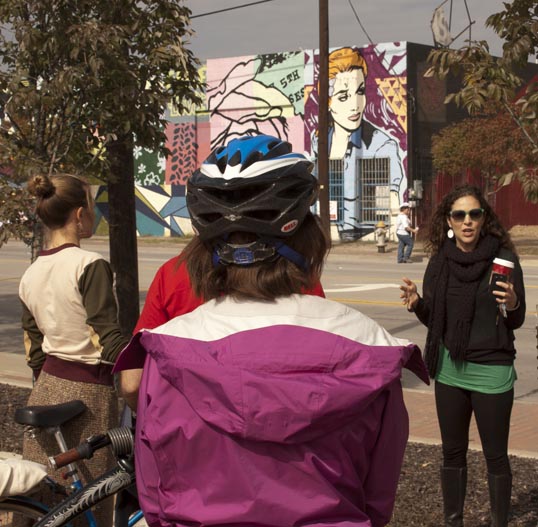 The murals from  Trinity Groves.