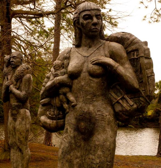 Travelers  Deborah Masters Audubon Park, New Orleans (click to enlarge)