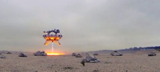 This is not a frame from a science fiction movie