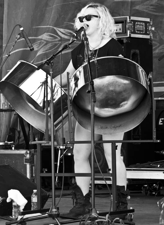 Lead Singer and Steel Drum Daria & The Hip Drops