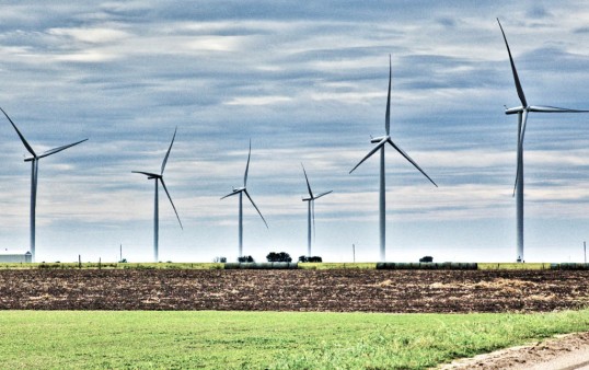 Wind Turbines Blackwell, Oklahoma (click to enlarge)