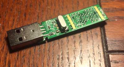 Innards of the USB drive.