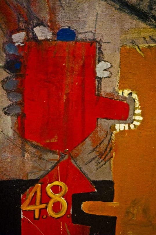 Adhesiveness (detail) David Hockney Modern Art Museum of Fort Worth