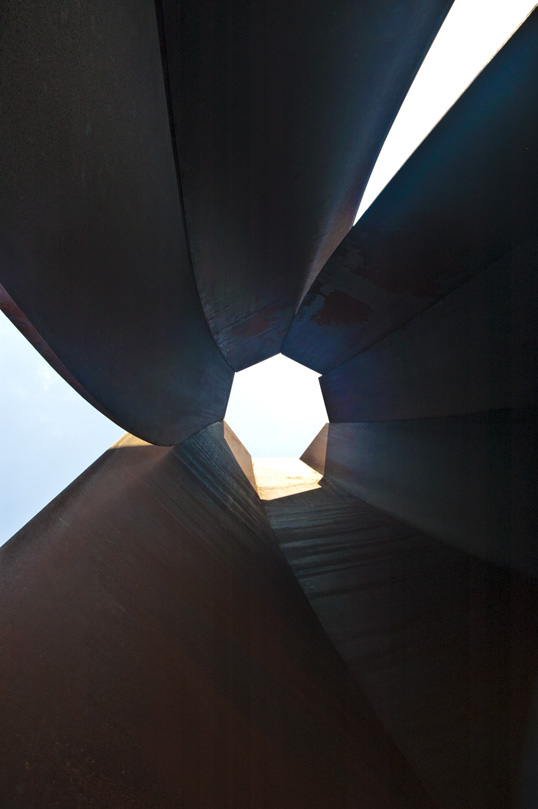inside of: Vortex Richard Serra Modern Art Museum of Fort Worth